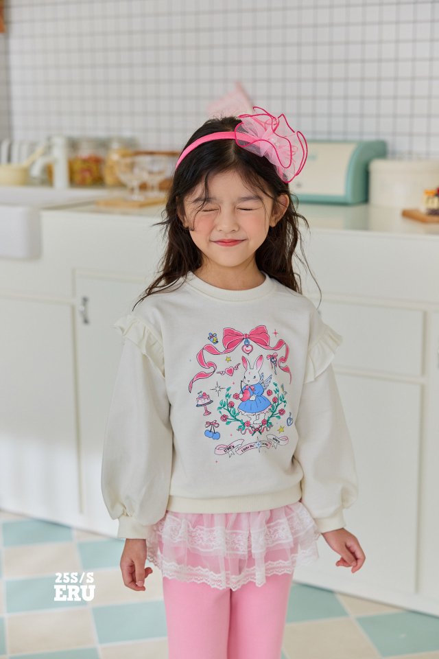 e.ru - Korean Children Fashion - #littlefashionista - Ribbon Rabbit Tee - 11