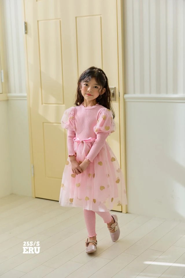 e.ru - Korean Children Fashion - #littlefashionista - Heart One-piece