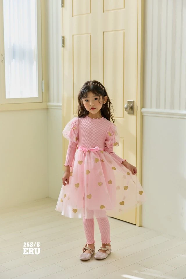 e.ru - Korean Children Fashion - #magicofchildhood - Heart One-piece - 2