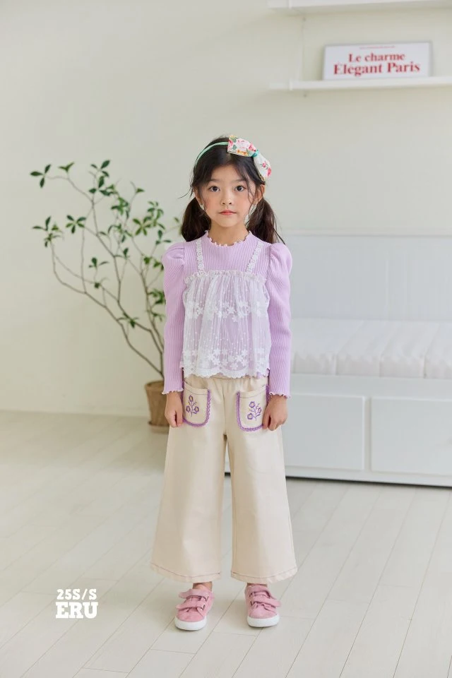 e.ru - Korean Children Fashion - #prettylittlegirls - Lace Tee - 5