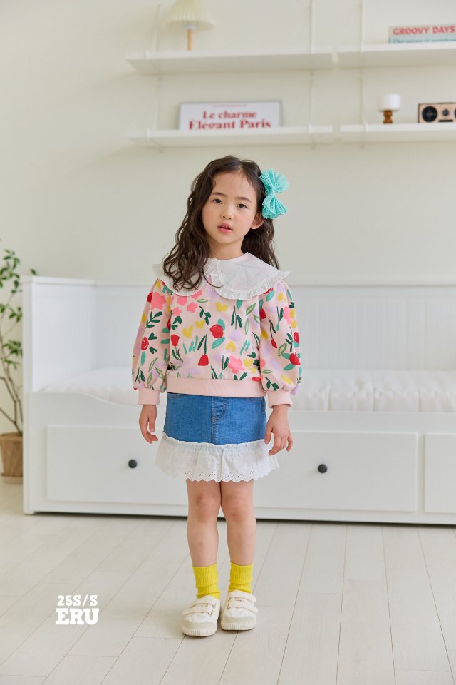 e.ru - Korean Children Fashion - #prettylittlegirls - Big Collar Tee - 2