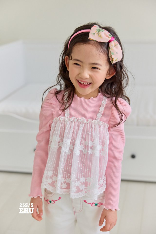 e.ru - Korean Children Fashion - #stylishchildhood - Lace Tee - 8