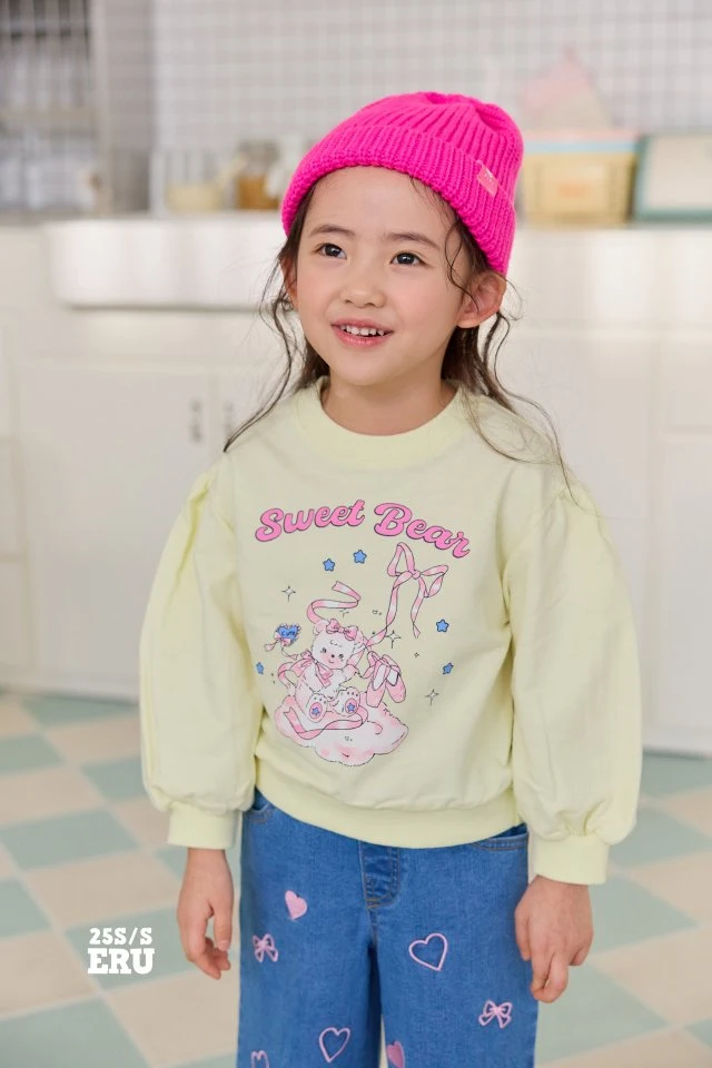 e.ru - Korean Children Fashion - #stylishchildhood - Sweet Bear Tee - 2