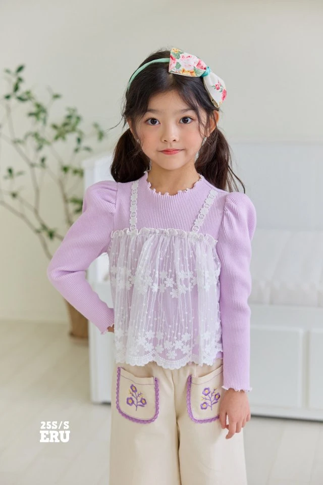 e.ru - Korean Children Fashion - #todddlerfashion - Lace Tee - 6