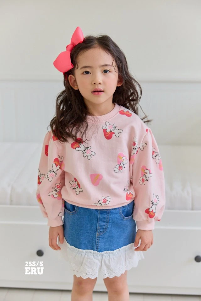 e.ru - Korean Children Fashion - #todddlerfashion - Heart Rabbit Tee